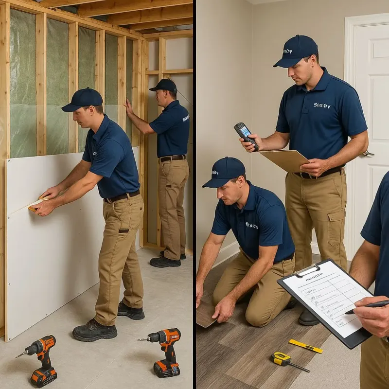 Repairs and Reconstruction process in Eastgate, WA